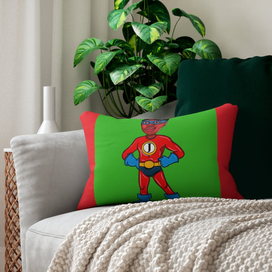 Spun Polyester Lumbar Pillow